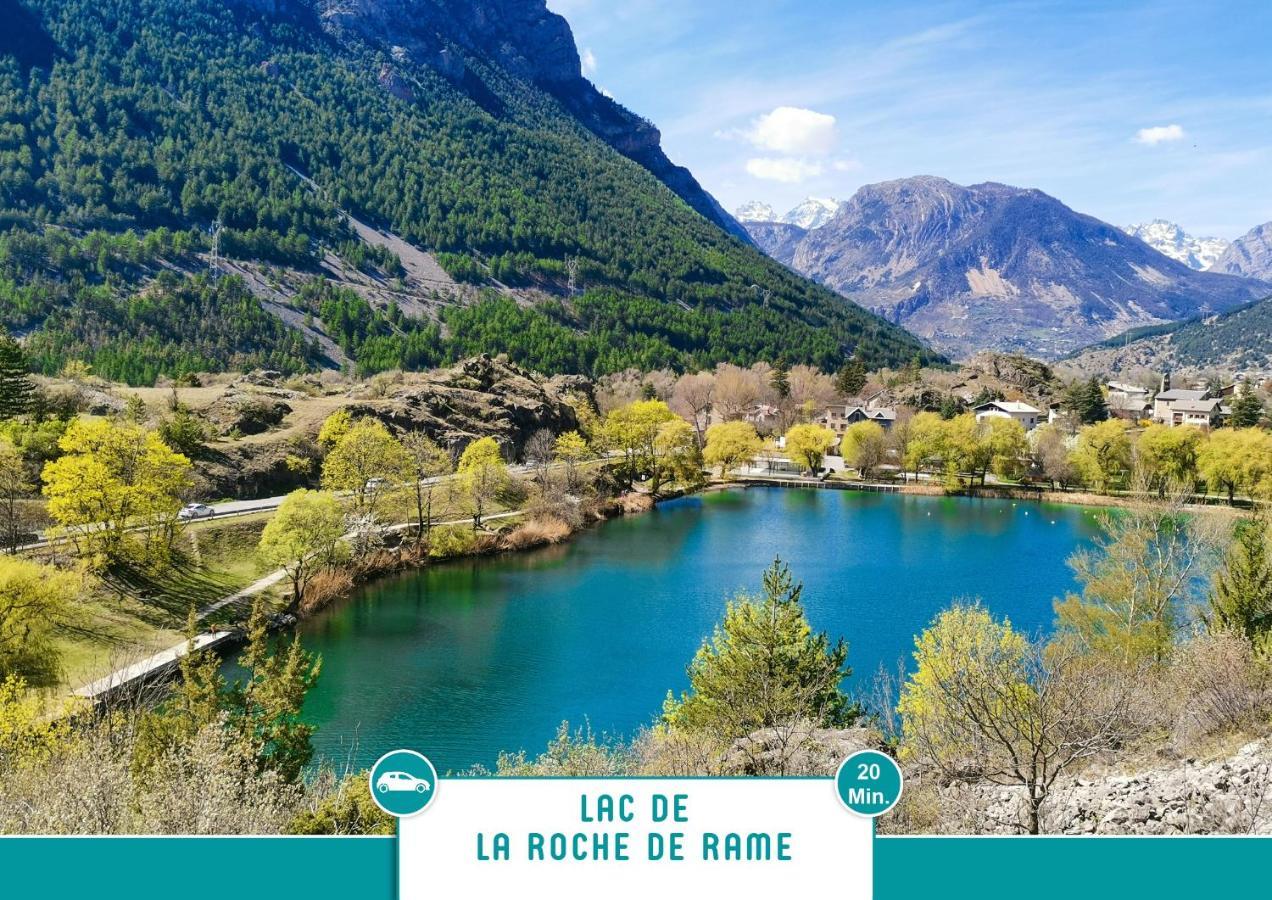 Briancon - Serre Chevalier 1200 - Joli Appartement - Face Aux Pistes En Centre Ville Buitenkant foto