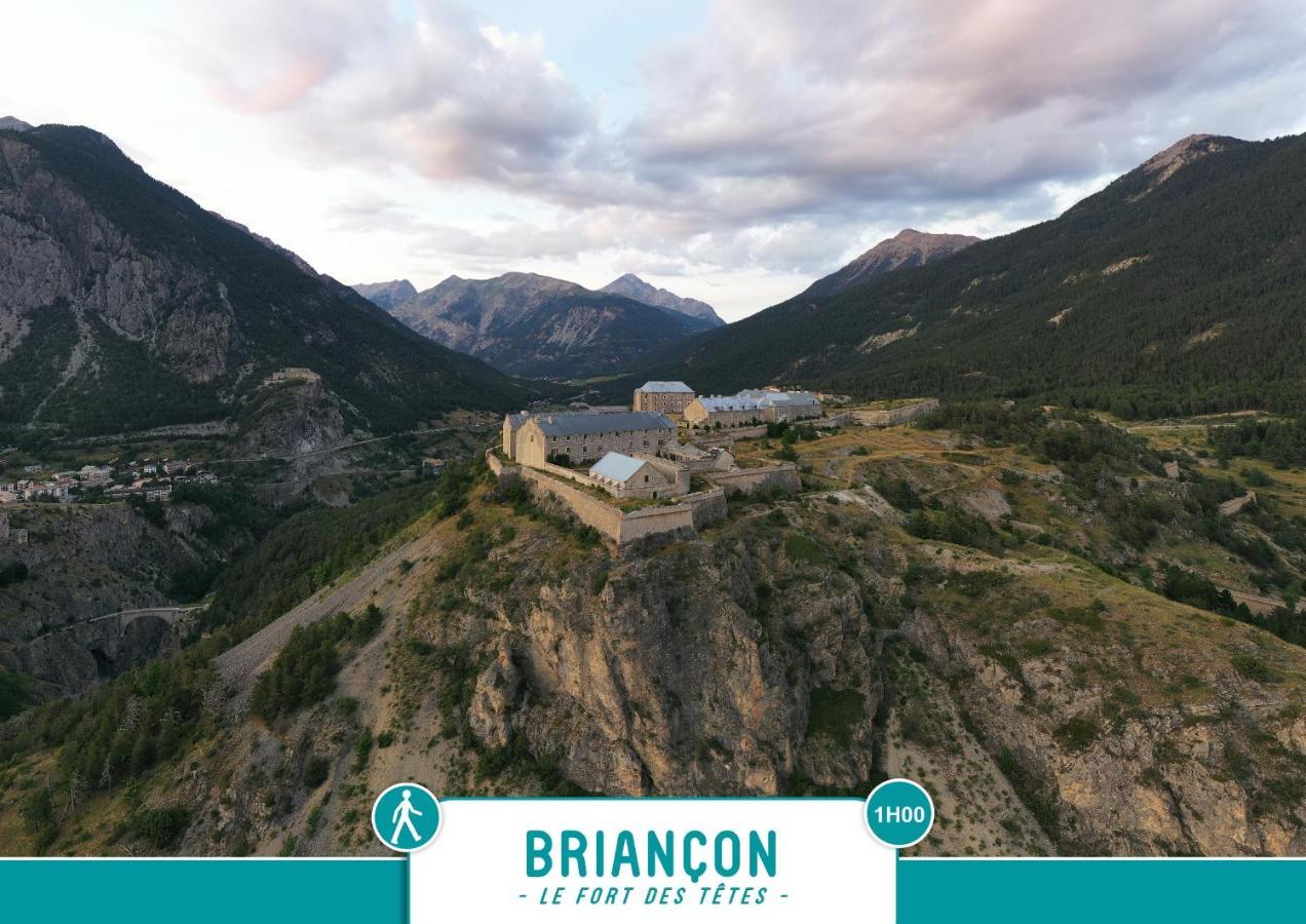 Briancon - Serre Chevalier 1200 - Joli Appartement - Face Aux Pistes En Centre Ville Buitenkant foto